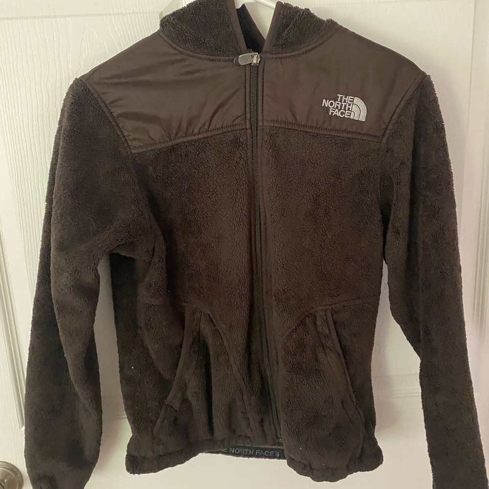 Brown northface jacket
